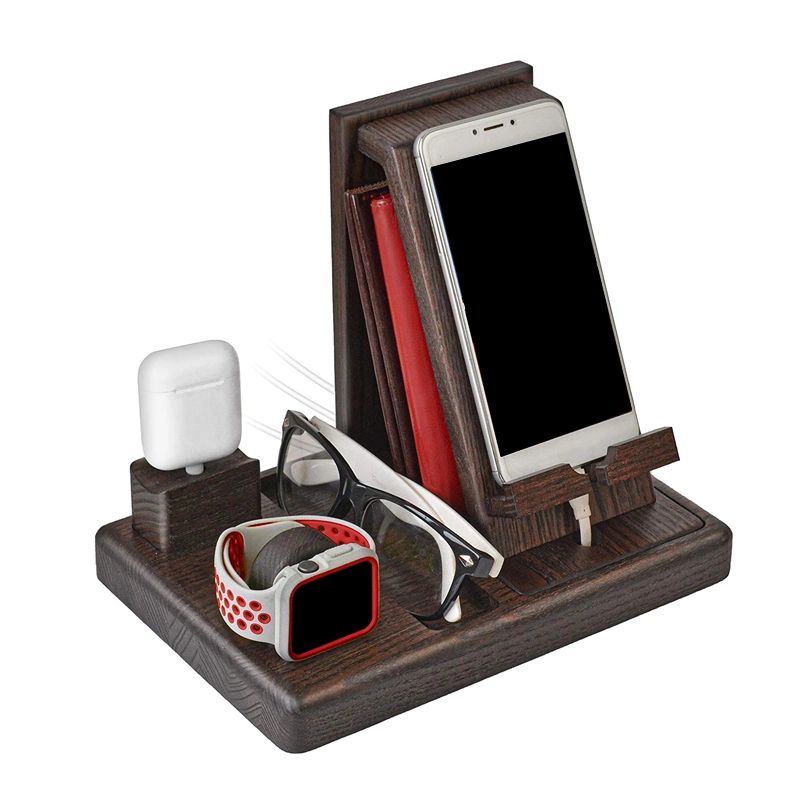 Eco-Friendly Wood Phone Docking Station