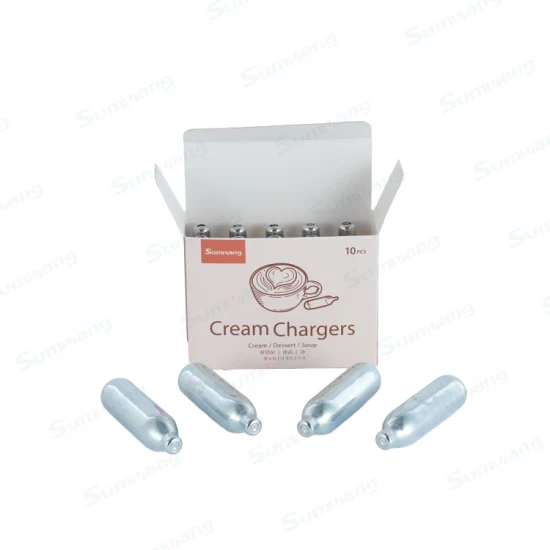 Preço de fábrica OEM disponível 8g N2o Cream Charger com alta qualidade